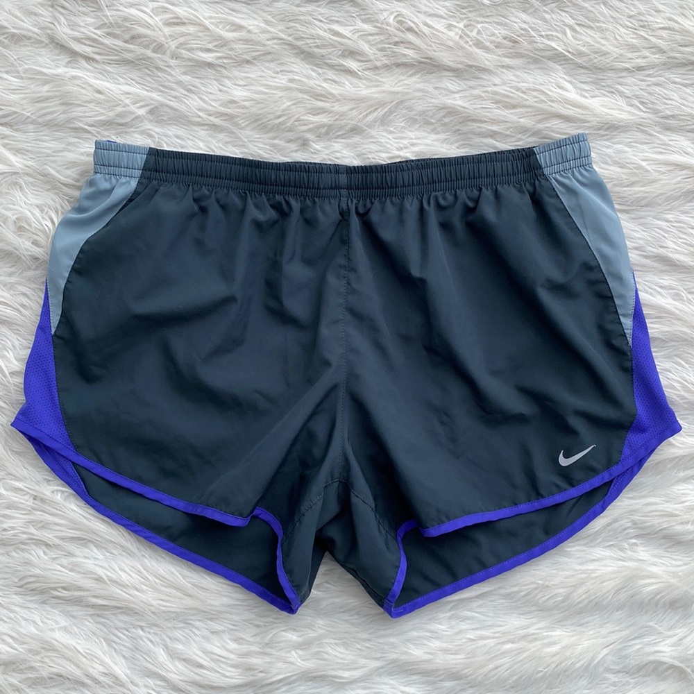 Nike | Gray & Purple Running Shorts